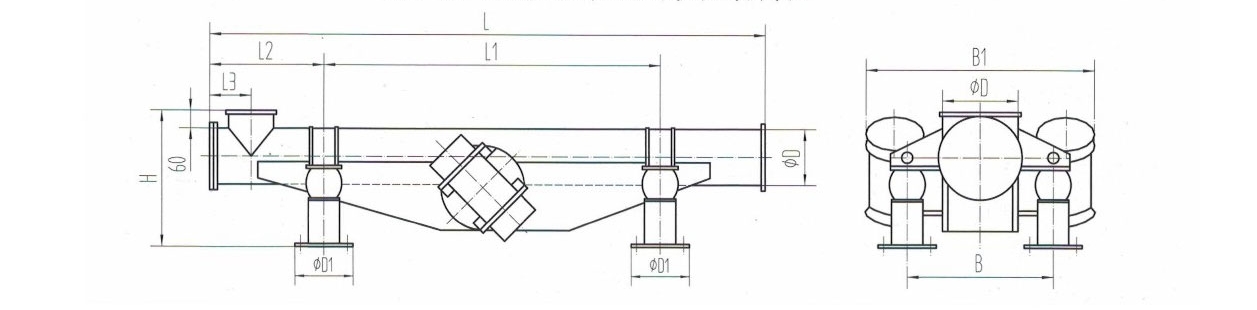 SZG振動輸送機安裝簡圖-河南振江機械